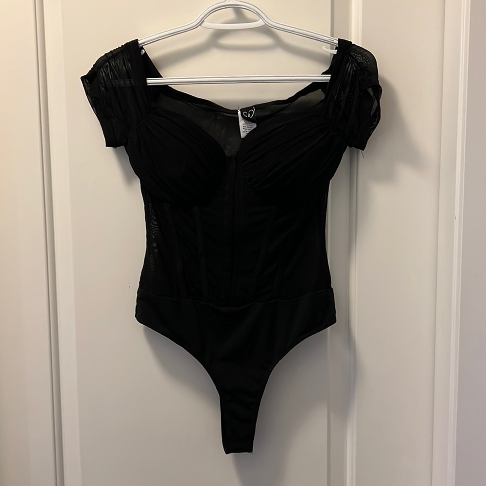 Windsor Sheer Corset Bodysuit